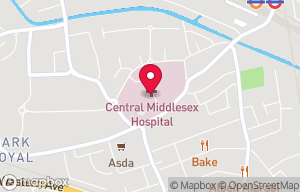Central Middlesex Hospital Library on the map