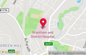 Grantham & District NHS Staff Library on the map