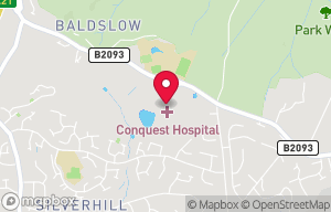 Conquest Hospital Library on the map