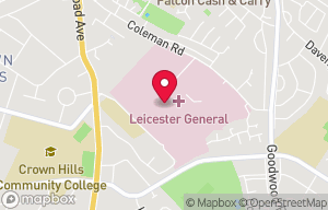Leicester General Hospital Library on the map