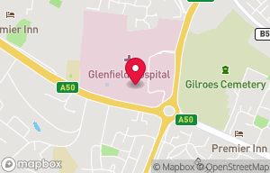 Glenfield Hospital Library, Leicester on the map