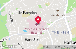 Harlow Healthcare Library on the map
