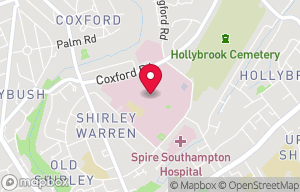 Health Services Library, University of Southampton on the map