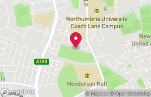 Northumbria University Library on the map