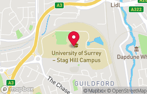 University of Surrey Library on the map