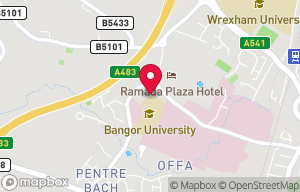 Bangor University Healthcare Sciences Library (Wrexham) on the map