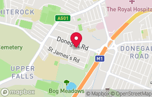 The Healthcare Library of Northern Ireland at the Royal Victoria Hospital on the map