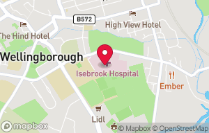 Northamptonshire Healthcare NHS Foundation Trust: Isebrook Library on the map
