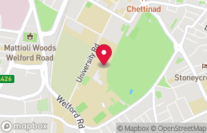 University of Leicester, David Wilson Library on the map