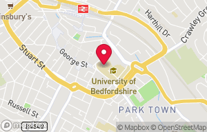 University of Bedfordshire Luton Library on the map