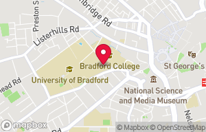 University of Bradford, J.B. Priestley Library on the map